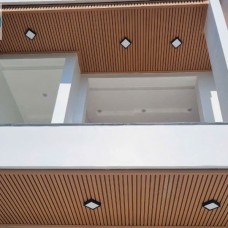 Ốp trần ban công gỗ nhựa ngoài trời tại Hóc Môn