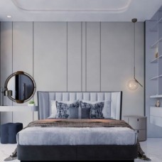 Tấm than tre ốp vách đầu giường tại Vườn Lài