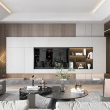 Báo giá thi công vách TV giả đá tại Linh Xuân - Thủ Đức