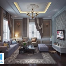 CUNG CẤP PHÀO CHỈ PS CHO PHÒNG KHÁCH TẠI QUẬN 9