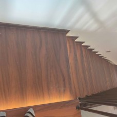 Mặt bậc cầu thang nhựa giả gỗ tại Quận 12 - TPHCM 