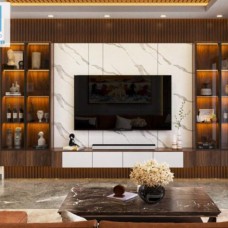 Nơi bán tủ kệ TV gỗ MDF chống ẩm tại Dĩ An