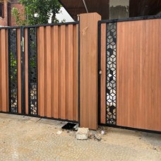 Thi công cửa cổng gỗ nhựa chuyên nghiệp tại Biên Hòa
