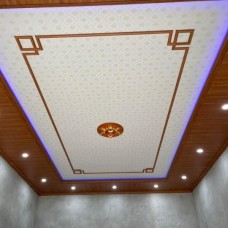 Thi công trần nhựa Nano giả gỗ tại Biên Hòa - Đồng Nai