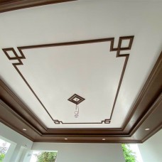 Thi công trần nhựa Nano giả gỗ tại Tân Bình - TPHCM