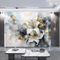 Thi công tranh tráng gương khổ lớn tại Linh Xuân