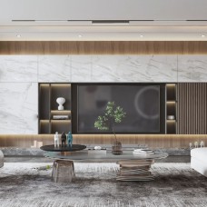 Thi công vách TV phòng khách chuyên nghiệp tại Thủ Đức