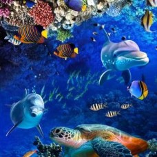 Tranh Dán Tường 3D UV Giá Rẻ Nhất Tại Phú Hữu - Thủ Đức