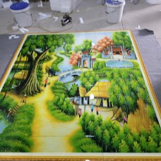 TRANH GẠCH ỐP TƯỜNG TẠI LINH TÂY - THỦ ĐỨC