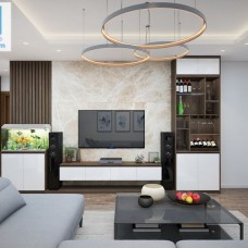 Sản xuất - lắp đặt kệ tủ TV chuyên nghiệp tại Linh Trung - Thủ Đức