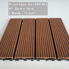 Vỉ gỗ nhựa ngoài trời tại Thủ Đức