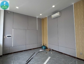 Công trình tấm ốp than tre tại Thuận An
