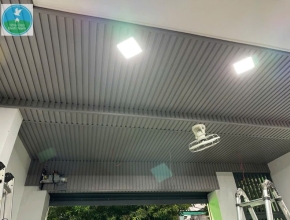 Thi công lam sóng ốp trần tại Dĩ An