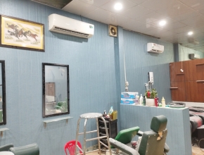 HOÀN THIỆN THI CÔNG GIẤY DÁN TƯỜNG SALON SONG OANH - BÌNH DƯƠNG
