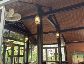 Thi Công Hoàn Thiện Ốp Trần Lam Sóng Cho Chú Quang Tại Sân Golf Long Thành